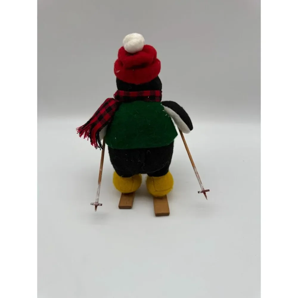 🎄 vintage-style Ganz Christmas penguin is plush
